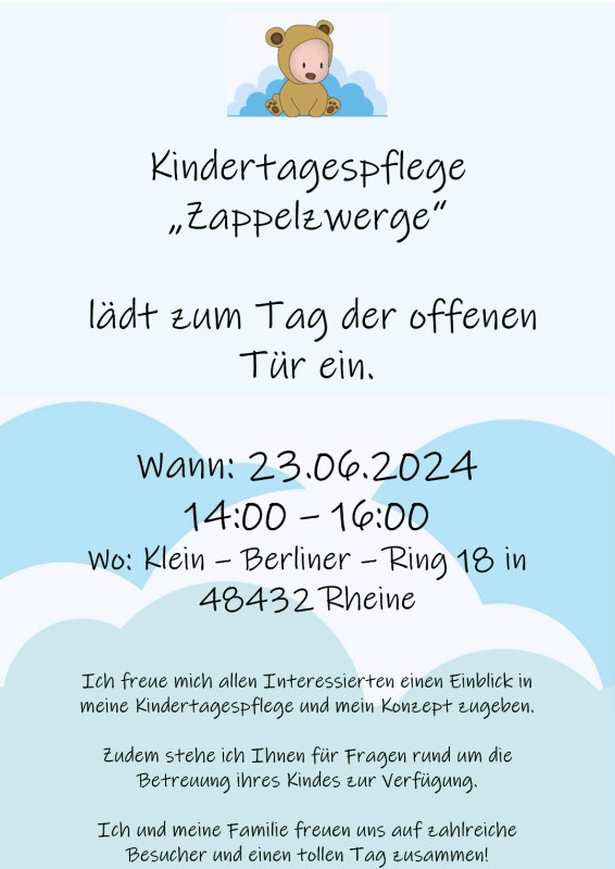 Einladung Tag der offenen Tür